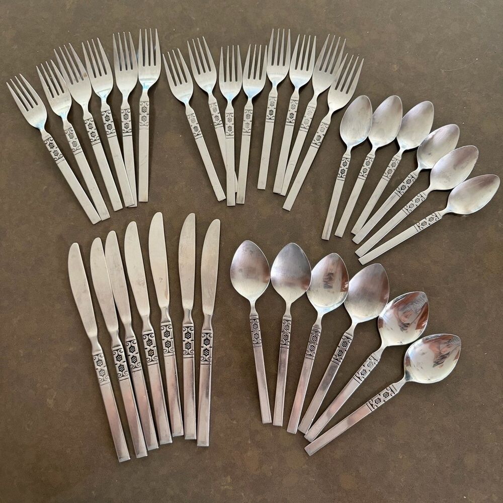 Northland DANISH FLING Stainless Flatware MCM Replacement Pcs 33 Japan